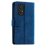 PU Læder Telefoncover til Samsung Galaxy A33 5G, Lynlåslomme 9 Kortlommer Telefoncover