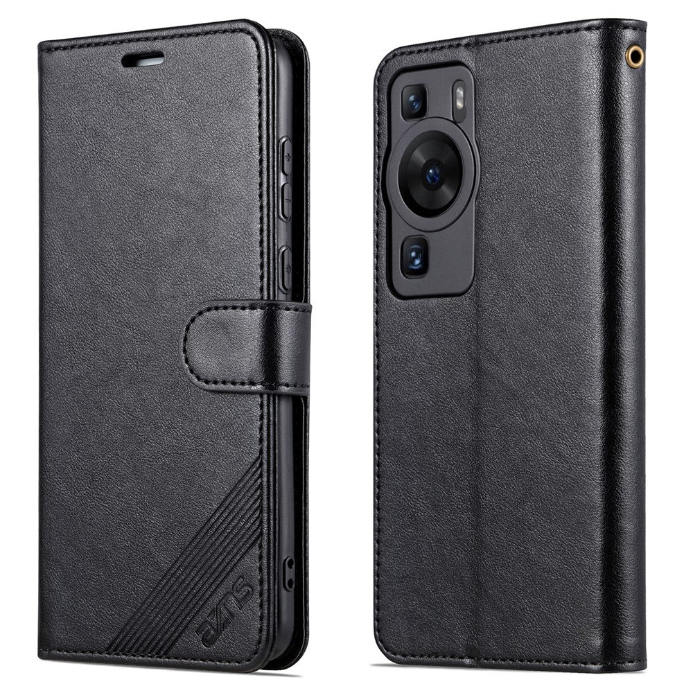 AZNS-mobilcover til Huawei P60 / P60 Pro med faldsikring, PU-læder og beskyttende pungedesign