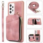 Til Samsung Galaxy A52 4G / A52s 5G / A52 5G Telefoncover PU Læder+TPU Kickstand Telefonetui med Mini Kortpung
