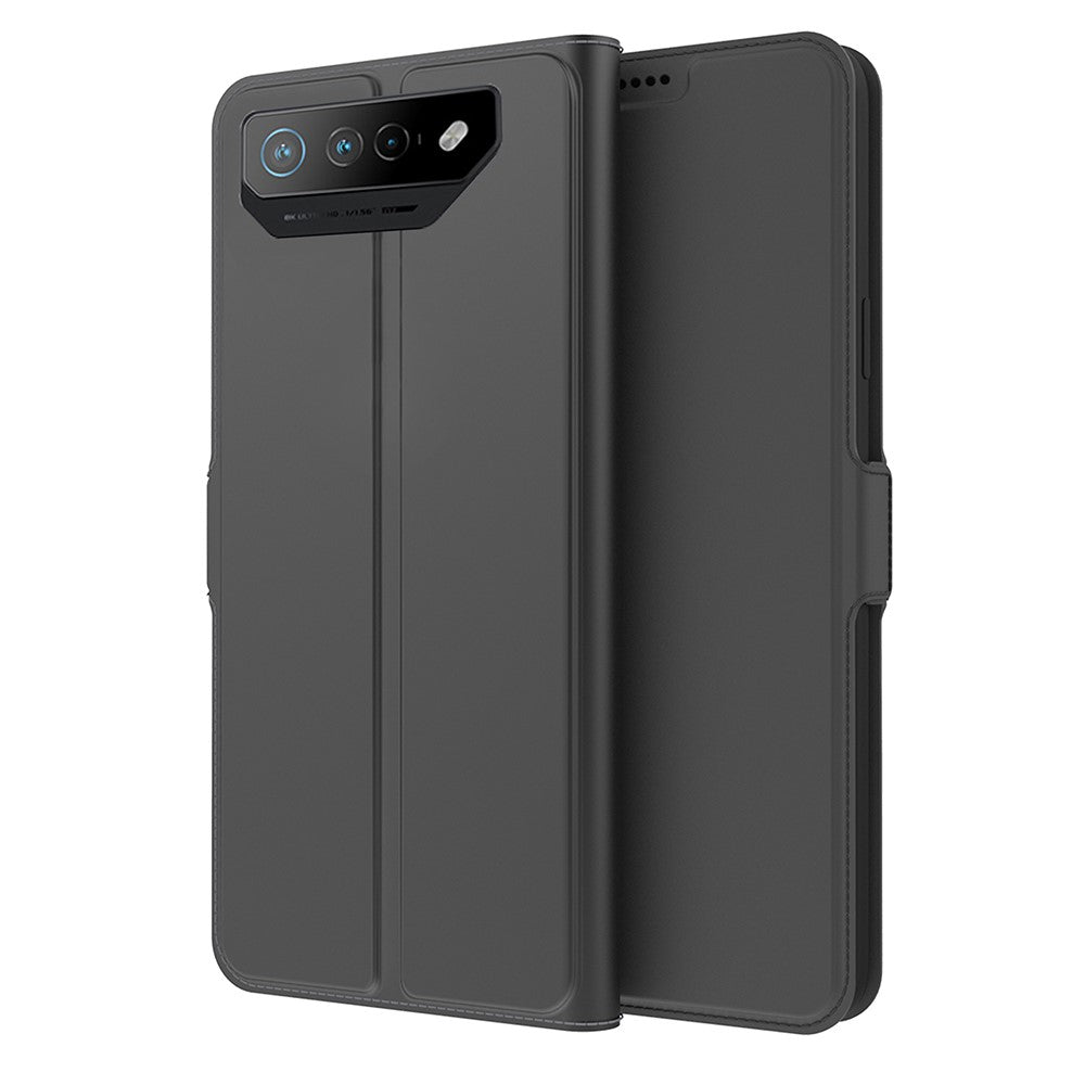 Til Asus ROG Phone 7 5G Folio Flip Cover Magnetisk PU-læder Foldbart Stativ Flip Kortlomme Telefoncover