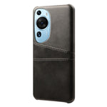 For Huawei P60 Art Phone Case 2 Card Slots Pocket PU Leather + Hard PC Cover