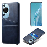For Huawei P60 Art Phone Case 2 Card Slots Pocket PU Leather + Hard PC Cover
