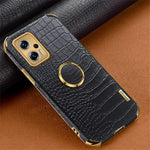 For Xiaomi Redmi Note 11T Pro 5G / Note 11T Pro+ 5G / Poco X4 GT 5G / Redmi K50i 5G Ring Kickstand Electroplating Phone Case PU Leather Coated TPU Cover