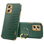 For Xiaomi Redmi Note 11T Pro 5G / Note 11T Pro+ 5G / Poco X4 GT 5G / Redmi K50i 5G Ring Kickstand Electroplating Phone Case PU Leather Coated TPU Cover