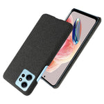 Mobile Phone Case for Xiaomi Redmi Note 12 4G , Anti-Scratch Cloth+Hard PC Shockproof Phone Cover