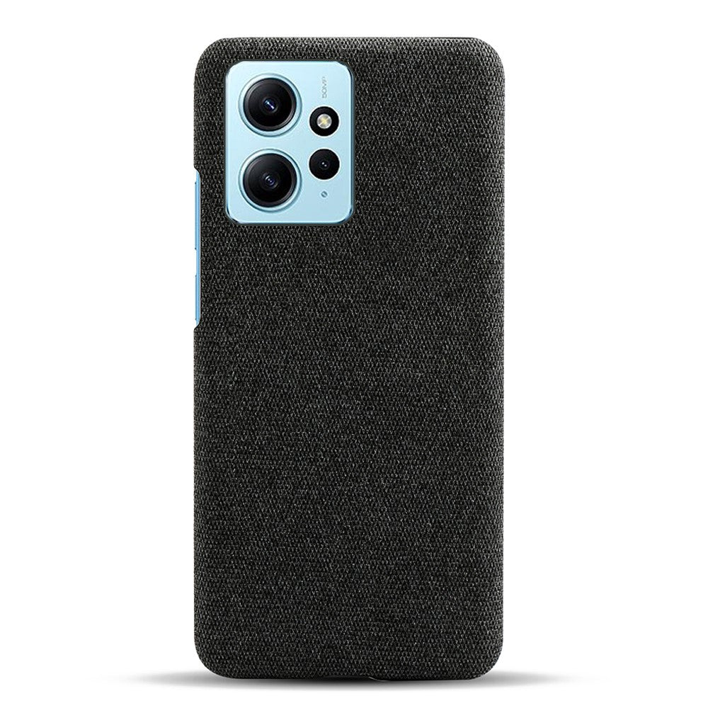 Mobile Phone Case for Xiaomi Redmi Note 12 4G , Anti-Scratch Cloth+Hard PC Shockproof Phone Cover