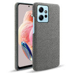 Mobile Phone Case for Xiaomi Redmi Note 12 4G , Anti-Scratch Cloth+Hard PC Shockproof Phone Cover
