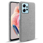 Mobile Phone Case for Xiaomi Redmi Note 12 4G , Anti-Scratch Cloth+Hard PC Shockproof Phone Cover