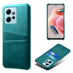 Xiaomi Redmi Note 12 4G mobilskal Dubbla Kortplatser Fallskydd PU-läder+PC-skydd