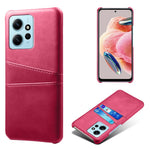 Xiaomi Redmi Note 12 4G mobilskal Dubbla Kortplatser Fallskydd PU-läder+PC-skydd