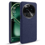 For Oppo Find X6 Pro Cell Phone Case Cloth+Hard PC Shockproof Protective Cover