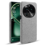 For Oppo Find X6 Pro Cell Phone Case Cloth+Hard PC Shockproof Protective Cover