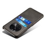 Dual Card Slots Phone Case for Oppo Find X6 , Scratch Resistant PU Leather Coated PC Cover