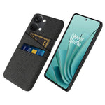 2 Kortpladser Telefoncover til OnePlus Nord 3 5G / Ace 2V, Hård PC + Stof Telefoncover