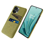 2 Kortpladser Telefoncover til OnePlus Nord 3 5G / Ace 2V, Hård PC + Stof Telefoncover