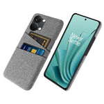 2 Kortpladser Telefoncover til OnePlus Nord 3 5G / Ace 2V, Hård PC + Stof Telefoncover