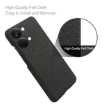 OnePlus Nord 3 5G / Ace 2V Stötsäkert Halkfritt Skal Tyg + Hårt PC Skyddande Guardian mobilfodral