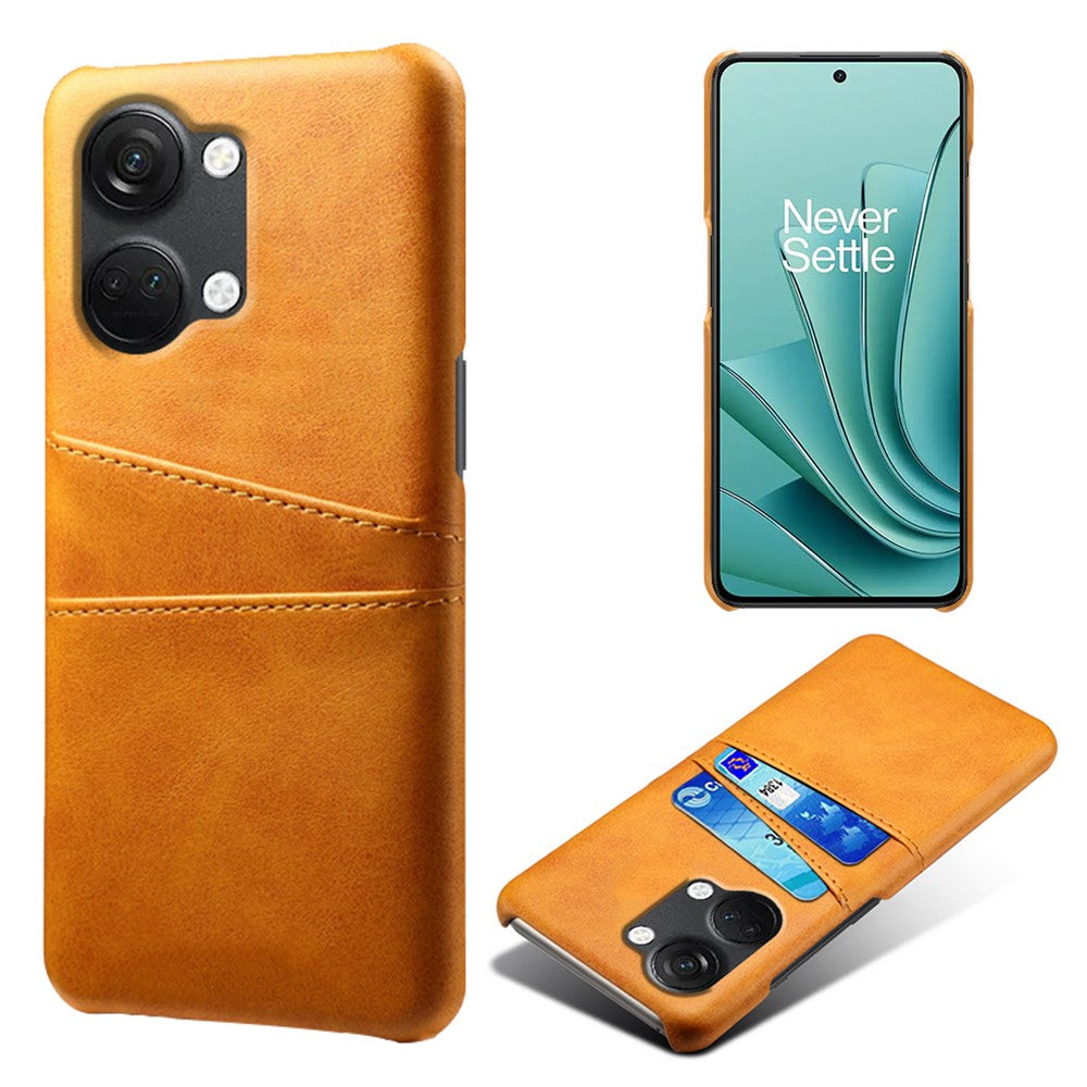 Mobilcover til OnePlus Nord 3 5G / Ace 2V med faldsikring, dobbelt kortslot og PU-læderbelagt PC-etui