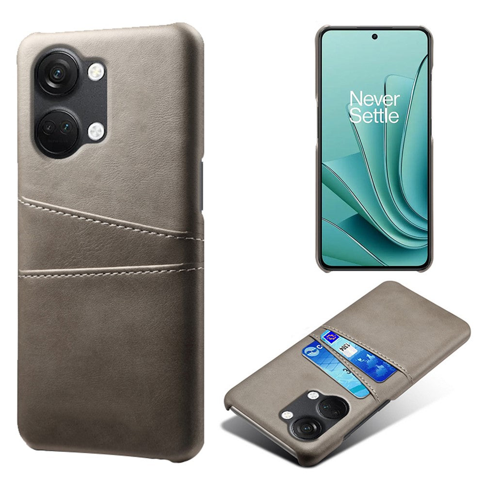 Mobilcover til OnePlus Nord 3 5G / Ace 2V med faldsikring, dobbelt kortslot og PU-læderbelagt PC-etui