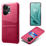 Mobilcover til OnePlus Nord 3 5G / Ace 2V med faldsikring, dobbelt kortslot og PU-læderbelagt PC-etui