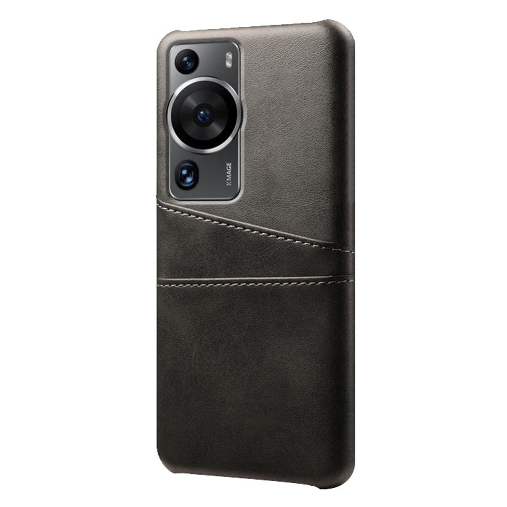 For Huawei P60 / P60 Pro Phone Case Dual Card Slots Shockproof PU Leather+PC Cover