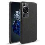 Huawei P60 / P60 Pro Enfärgat mobilskal Hårt PC + Tyg Stötsäkert Halkfritt Skydd