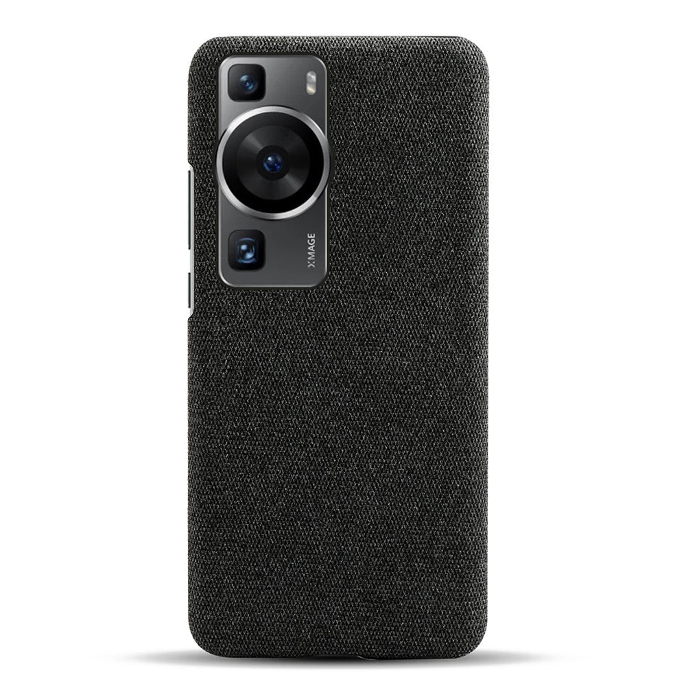 Huawei P60 / P60 Pro Enfärgat mobilskal Hårt PC + Tyg Stötsäkert Halkfritt Skydd
