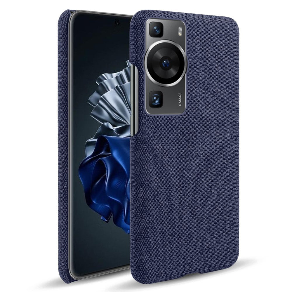 Huawei P60 / P60 Pro Enfärgat mobilskal Hårt PC + Tyg Stötsäkert Halkfritt Skydd