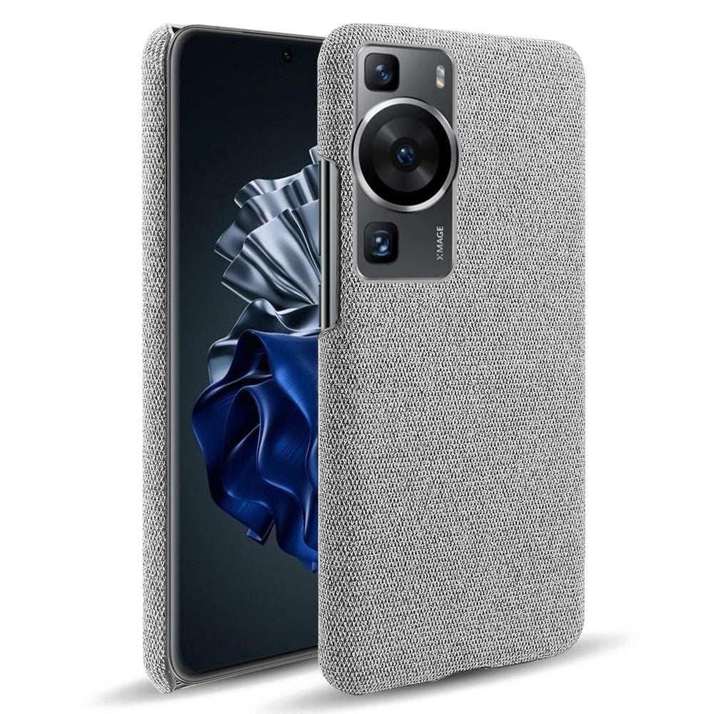 Huawei P60 / P60 Pro Enfärgat mobilskal Hårt PC + Tyg Stötsäkert Halkfritt Skydd