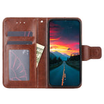 For Xiaomi Redmi Note 12 4G Leather Protective Case Anti-Fall Wallet Phone Shell with Stand