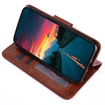 For Xiaomi Redmi Note 12 4G Leather Protective Case Anti-Fall Wallet Phone Shell with Stand