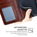 For Xiaomi Redmi Note 12 4G Leather Protective Case Anti-Fall Wallet Phone Shell with Stand