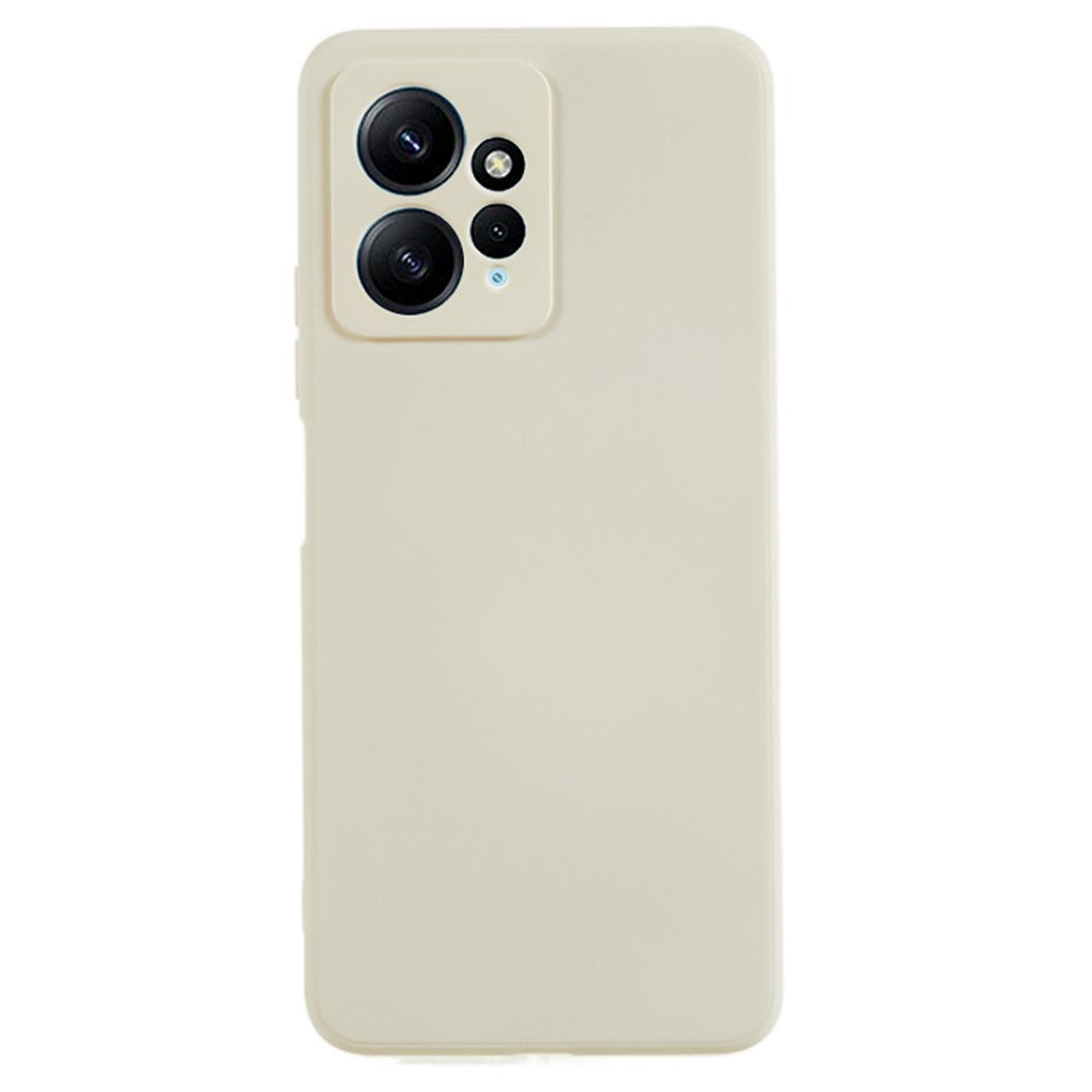 For Xiaomi Redmi Note 12 4G Rubberized TPU Phone Case Fiber Lining Anti-Drop Phone Cover
