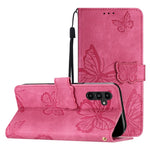 Til Samsung Galaxy A34 5G Stand Wallet Telefoncover PU-læder Skin-touch Sommerfuglpræget Etui