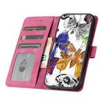 Til Samsung Galaxy A34 5G Stand Wallet Telefoncover PU-læder Skin-touch Sommerfuglpræget Etui