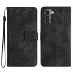Samsung Galaxy S22 5G Plånboksfodral Läderfodral med Fjärilstryck Stativ mobilskal