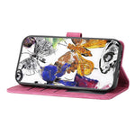 For Samsung Galaxy A53 5G Protective Case Butterfly Imprinted Skin-Touch Leather Phone Cover with Wallet