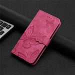 For Samsung Galaxy A53 5G Protective Case Butterfly Imprinted Skin-Touch Leather Phone Cover with Wallet