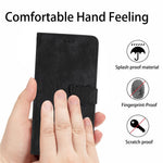 PU Leather Shell for iPhone 13 mini 5.4 inch Stand Wallet Case Butterfly Imprinted Skin-touch Phone Cover