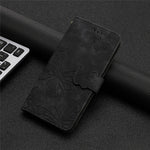 PU Leather Shell for iPhone 13 mini 5.4 inch Stand Wallet Case Butterfly Imprinted Skin-touch Phone Cover