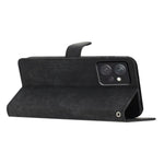 Leather Phone Case for Xiaomi Redmi Note 12 4G , Skin-touch Wallet Stand Cover