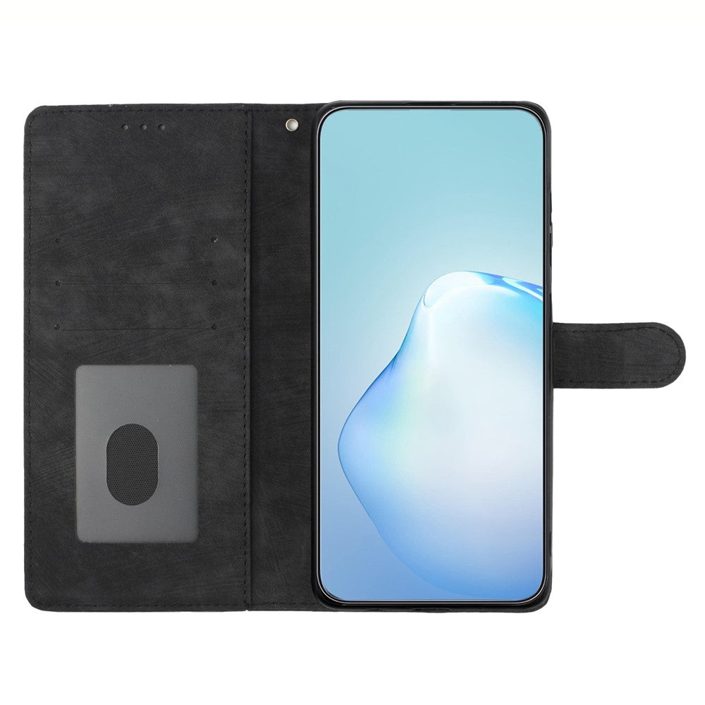 Leather Phone Case for Xiaomi Redmi Note 12 4G , Skin-touch Wallet Stand Cover