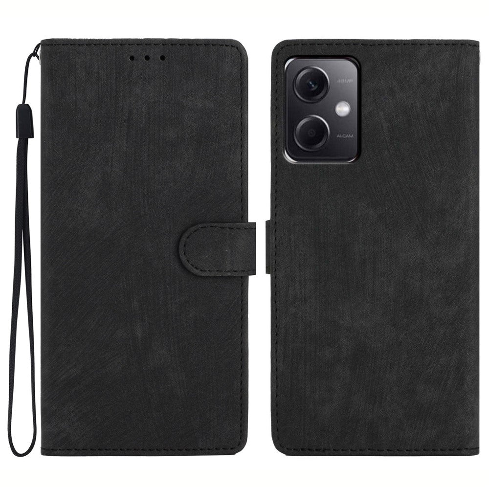 Plånboksfodral för Xiaomi Redmi Note 12 5G (Kina) / (Indien) / (Globalt) / Poco X5 5G, PU-läder med stativ och vikbart skydd
