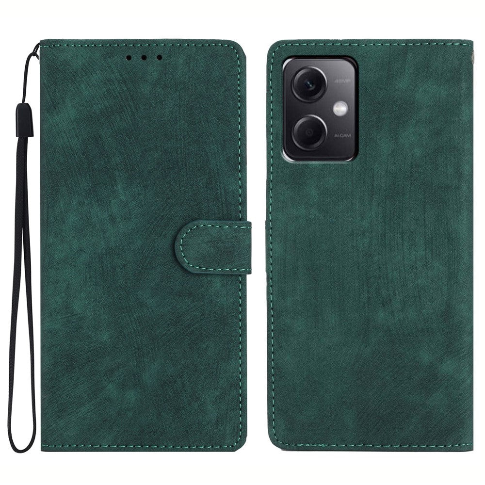 Plånboksfodral för Xiaomi Redmi Note 12 5G (Kina) / (Indien) / (Globalt) / Poco X5 5G, PU-läder med stativ och vikbart skydd