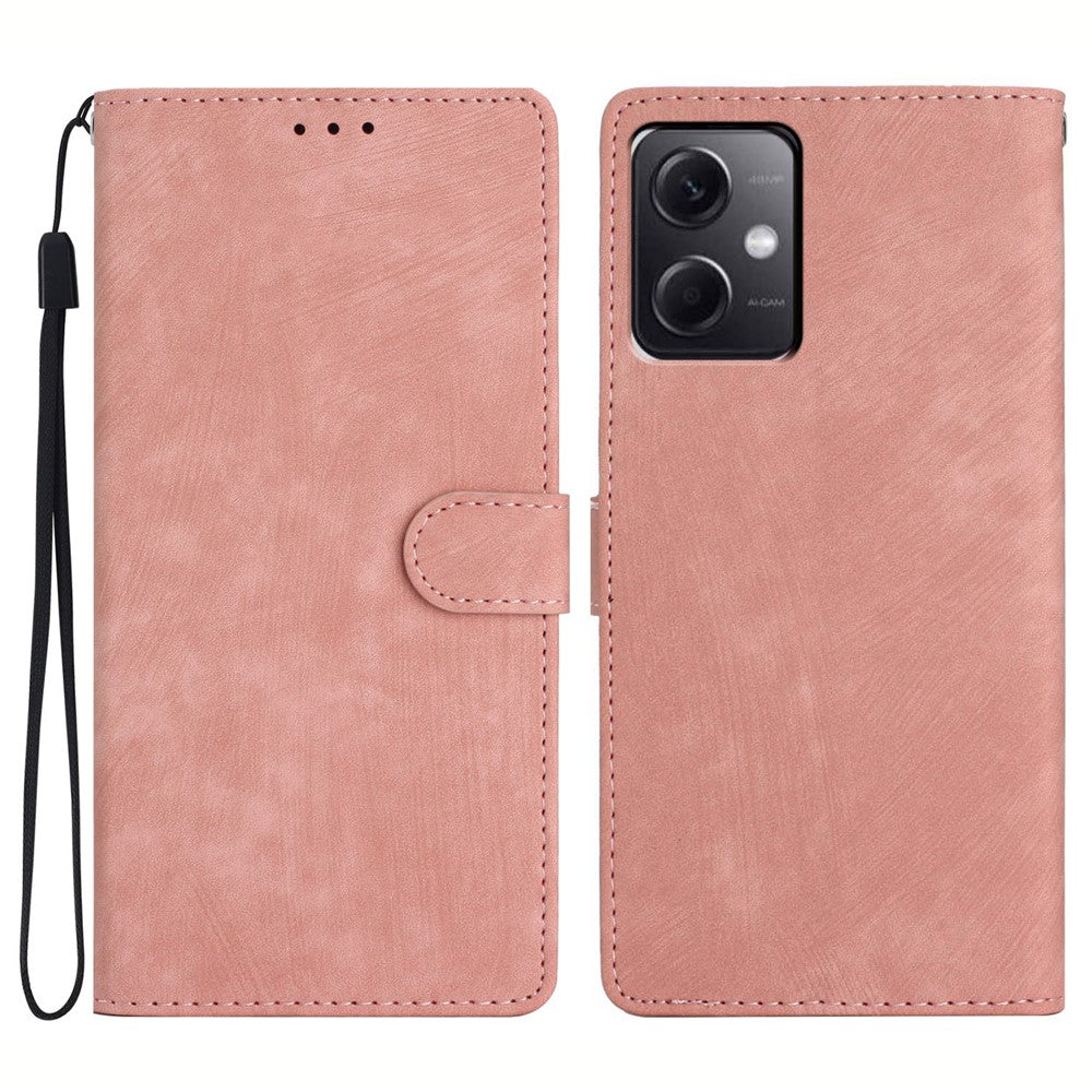 Plånboksfodral för Xiaomi Redmi Note 12 5G (Kina) / (Indien) / (Globalt) / Poco X5 5G, PU-läder med stativ och vikbart skydd