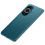 Mobilskal med metalliskt linsskydd för Huawei nova 11 Pro / nova 11 Ultra, läderklätt TPU+PC-mobilskal (2:a generationen)