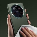 Xiaomi 13 Ultra PU-läderbelagt TPU+PC-mobilskal metalllinsskyddande mobilskydd (2:a generationen)