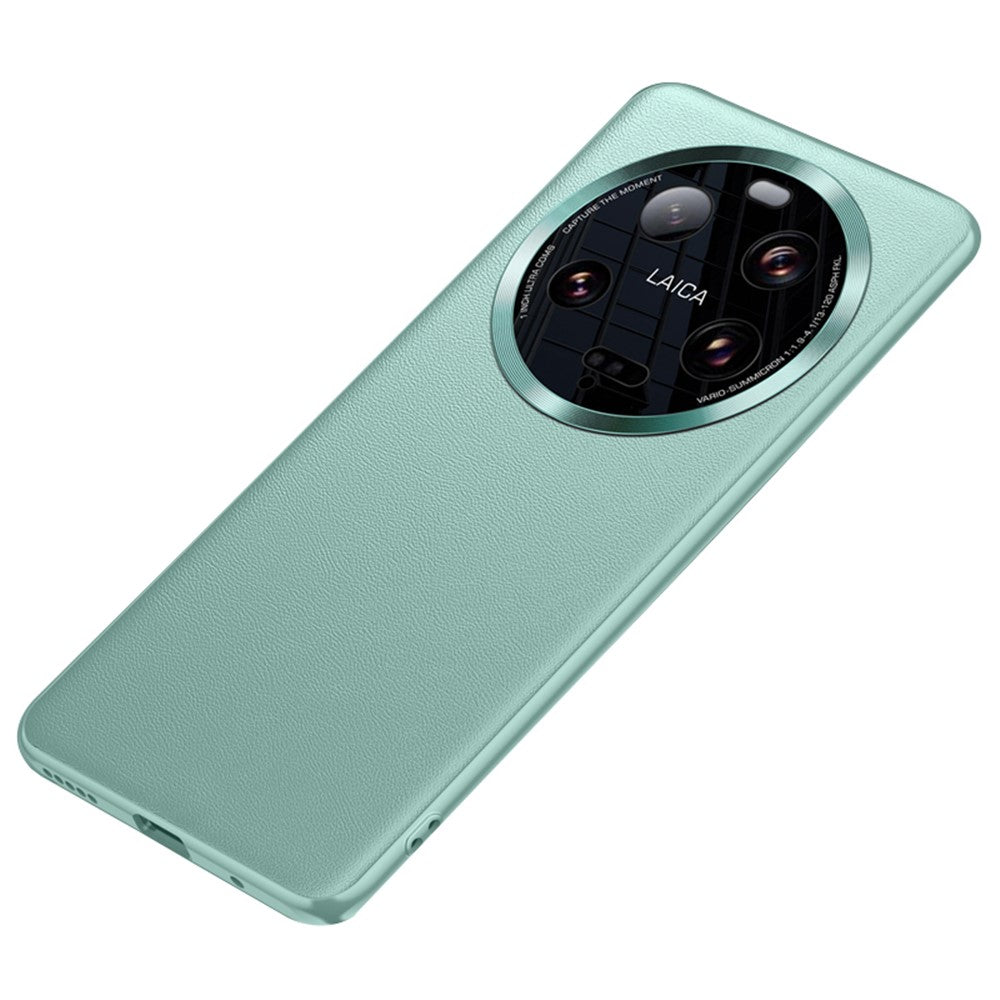 Xiaomi 13 Ultra PU-läderbelagt TPU+PC-mobilskal metalllinsskyddande mobilskydd (2:a generationen)