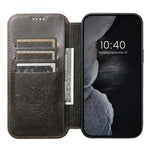 SUTENI J05 For iPhone 13 Pro Stand Wallet Phone Case Phone Leather Cover Compatible with MagSafe
