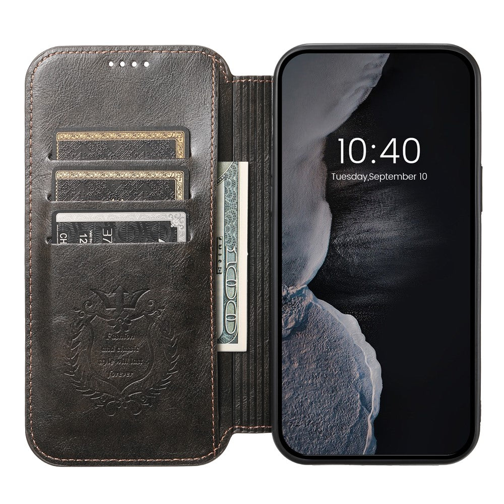 SUTENI J05 For iPhone 13 Pro Stand Wallet Phone Case Phone Leather Cover Compatible with MagSafe